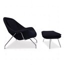 Eero Saarinen Womb Chair in Schwarz