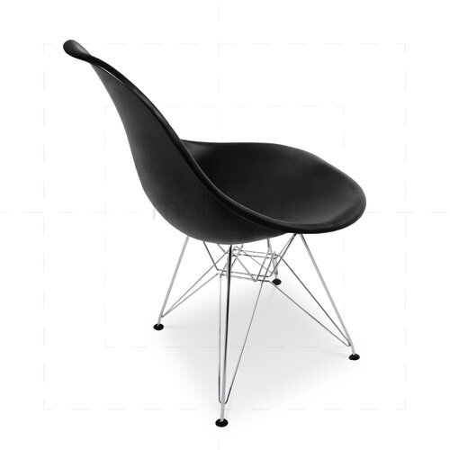 Eames DSR Stuhl in Schwarz