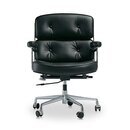 Eames Lobby Chair EA 104 in Schwarz