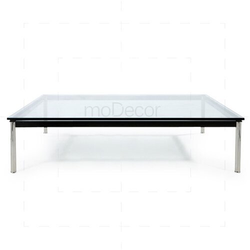 Le Corbusier LC10 Glastisch, quadratisch & gro�