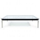Le Corbusier LC10 Glastisch, quadratisch & gro�