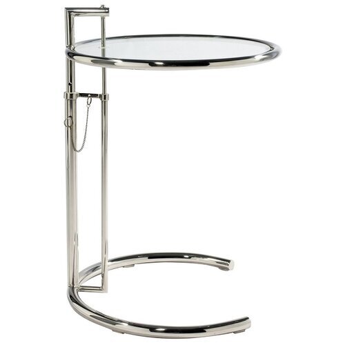 Eileen Gray verstellbarer Glastisch E1027