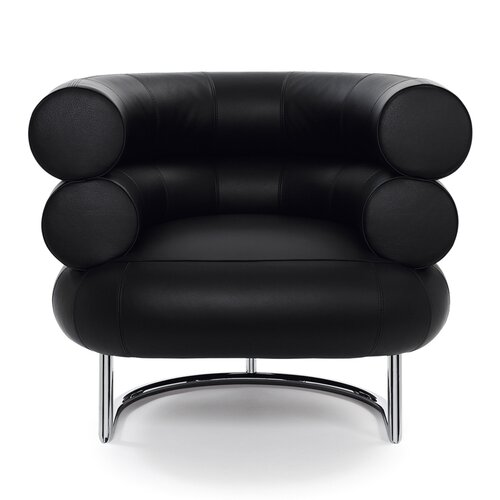 Eileen Gray Bibendum Sessel in Schwarz