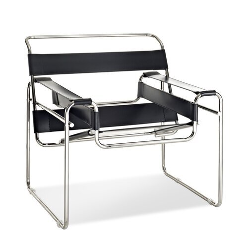 Marcel Breuer Wassily Chair in Schwarz