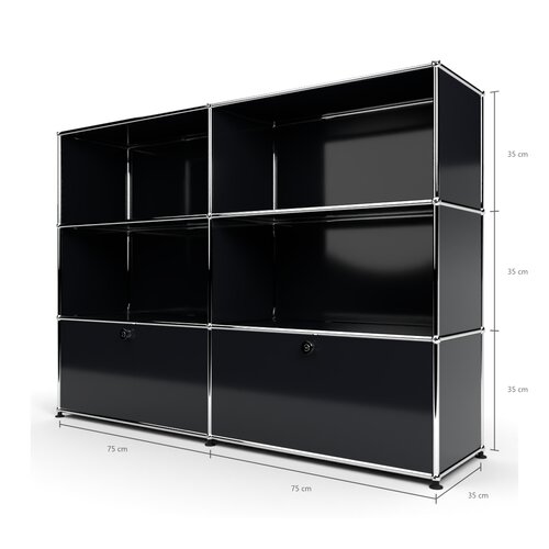 Highboard 3x2 mit 2 Schubladen unten