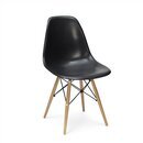 Eames DSW Stuhl in Schwarz