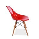 Eames DSW Stuhl in Rot
