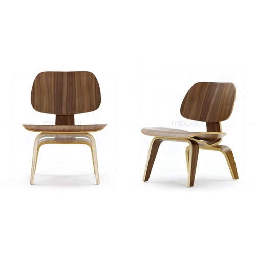 2er Set Eames Chair LCW Stuhl aus Rosenholz