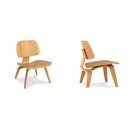 2er Set Eames Chair LCW Stuhl aus Buchenholz