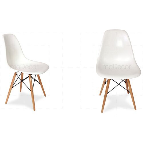 2er Set Eames DSW Stuhl in Wei�