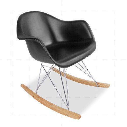 2er Set Eames RAR Stuhl in Schwarz