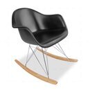 2er Set Eames RAR Stuhl in Schwarz