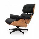 Eames Lounge Chair - Schwarz mit Eichenholz
