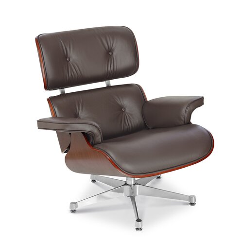 Eames Lounge Chair - Braun mit Palisander