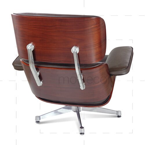 Eames Lounge Chair - Braun mit Palisander