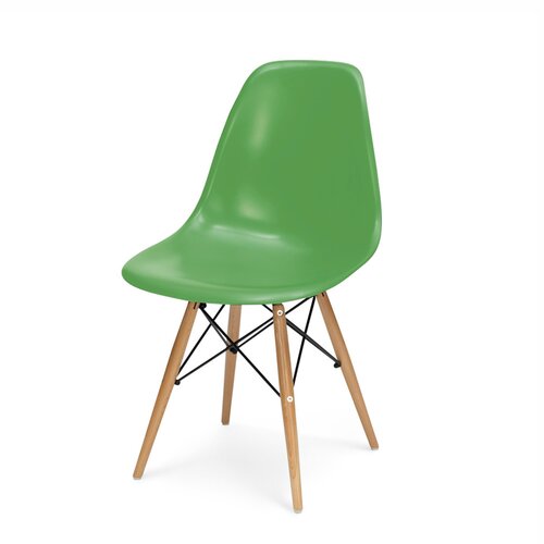 Eames DSW Stuhl in Gr�n