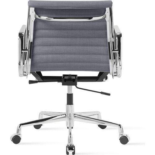 Halbhoher EA 117 Eames B�rostuhl mit Stoffbezug aus Flachgewebe in hellgrau