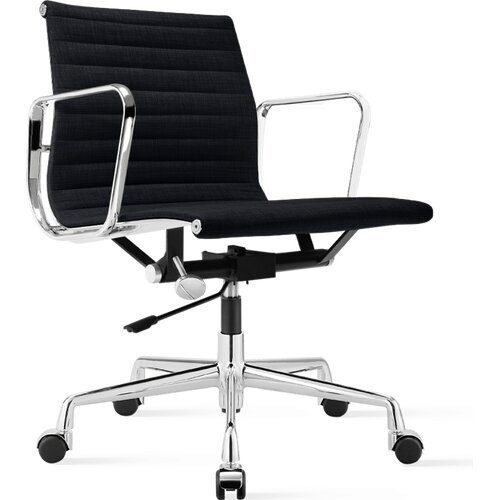 Halbhoher EA 117 Eames B�rostuhl mit Stoffbezug aus...
