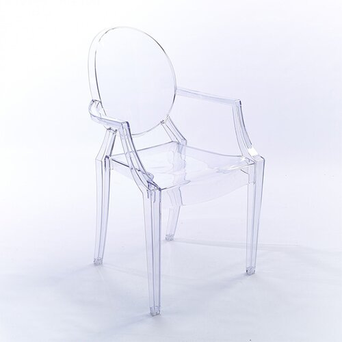 Louise Stuhl Ghost Chair mit Armlehne