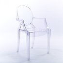 Louise Stuhl Ghost Chair mit Armlehne