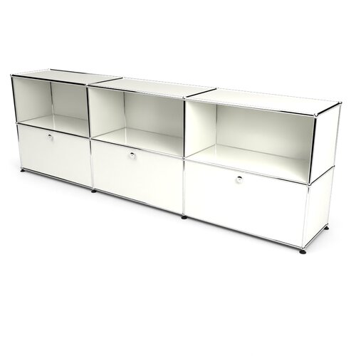 Sideboard 2x3 mit 3 Schubladen, Weiss