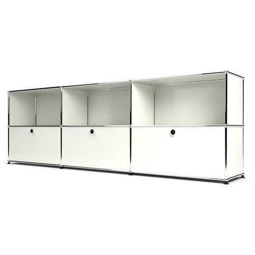 Sideboard 2x3 mit 3 Schubladen, Weiss