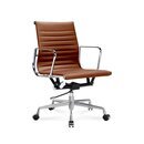 Halbhoher Eames Office Chair EA117 mit geripptem, cognac...
