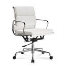 Halbhoher Eames Office Chair mit weichem Polster in Wei�