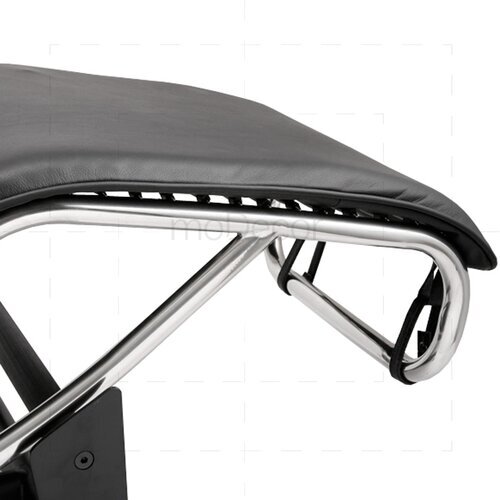 Le Corbusier Chaiselongue LC4 mit schwarzem Leder