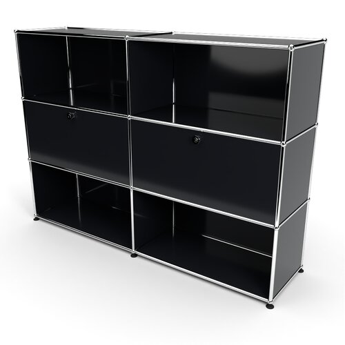 Highboard 3x2 mit 2 Klapptren Mitte