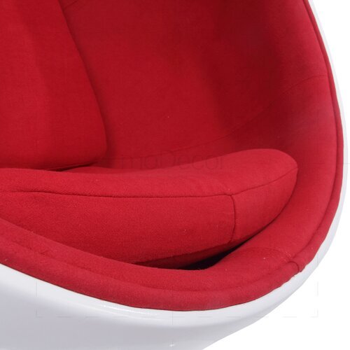 Eero Aarnio Ball Chair mit rotem Polster