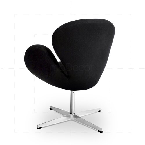 Swan Chair in Schwarz