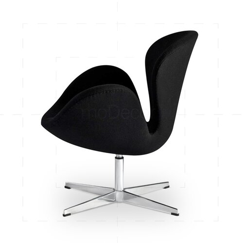 Swan Chair in Schwarz